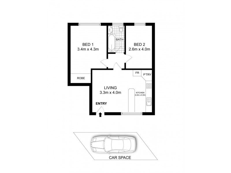 7/45 Harrington Street, Enmore NSW 2042 Floorplan