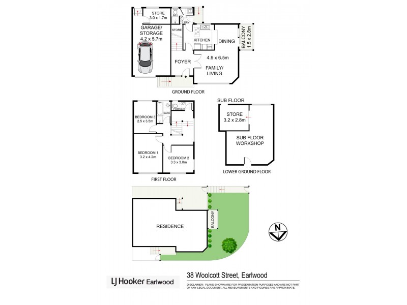 38 Woolcott Street, Earlwood NSW 2206 Floorplan