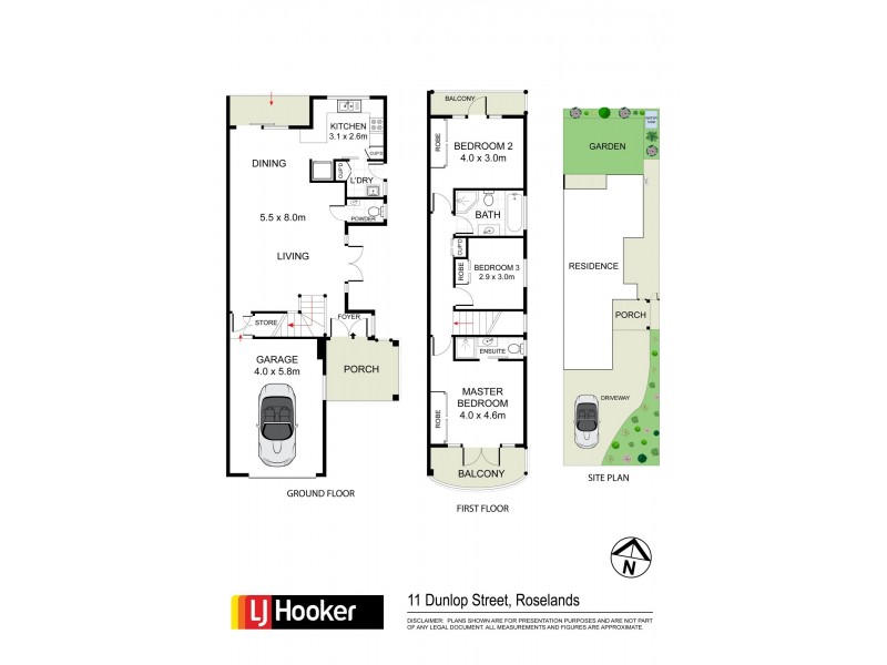 11 Dunlop Street, Roselands NSW 2196 Floorplan