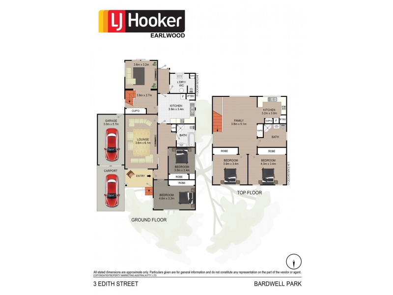 3 Edith Street, Bardwell Park NSW 2207 Floorplan