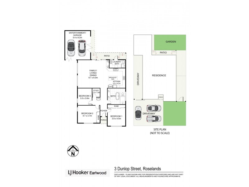 3 Dunlop Street, Roselands NSW 2196 Floorplan