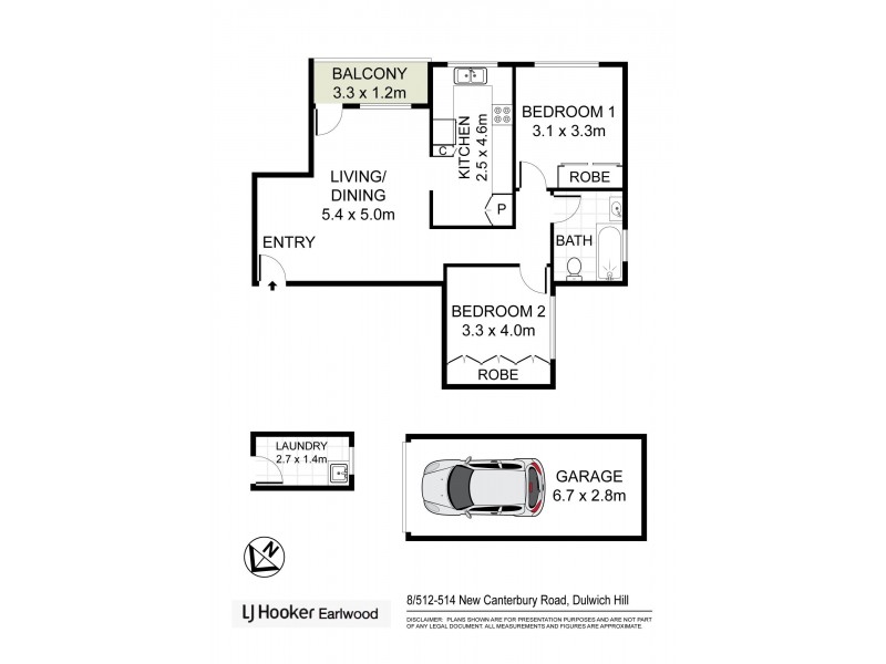 8/512-514 New Canterbury Road, Dulwich Hill NSW 2203 Floorplan