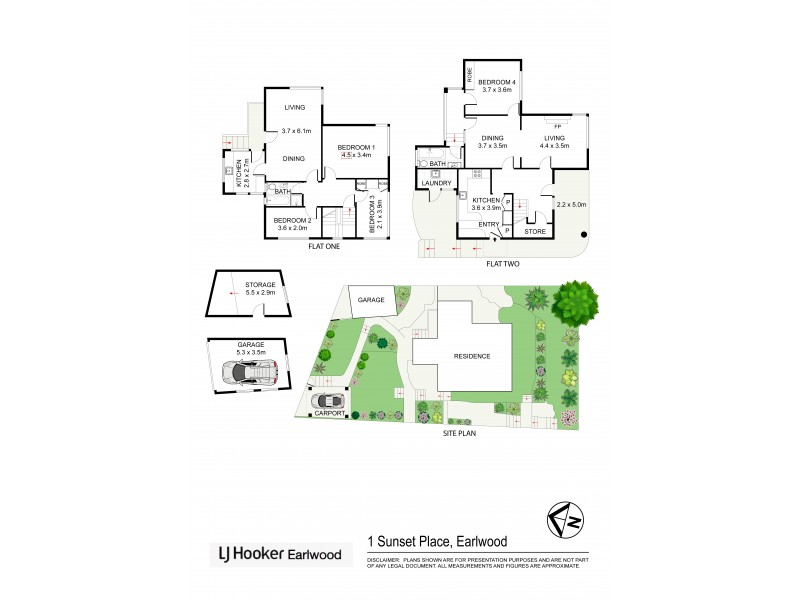 1 Sunset Place, Earlwood NSW 2206 Floorplan