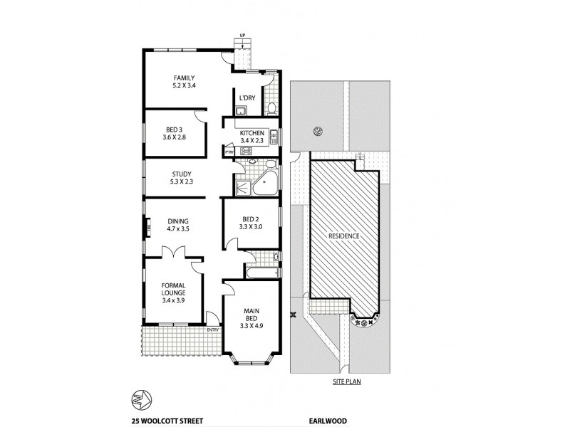 25 Woolcott Street, Earlwood NSW 2206 Floorplan