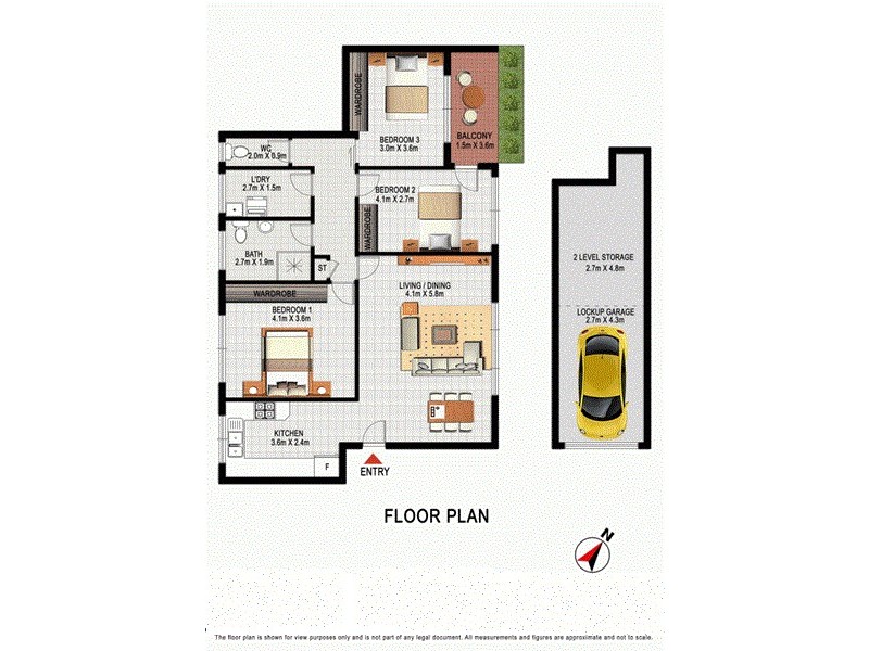 3/34 Albyn Street, Bexley NSW 2207 Floorplan