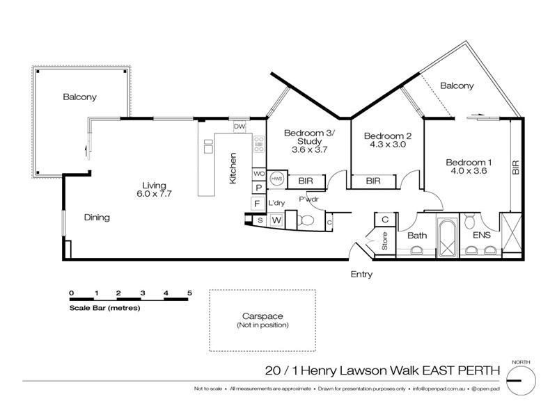 20/1 Henry Lawson Walk, East Perth WA 6004