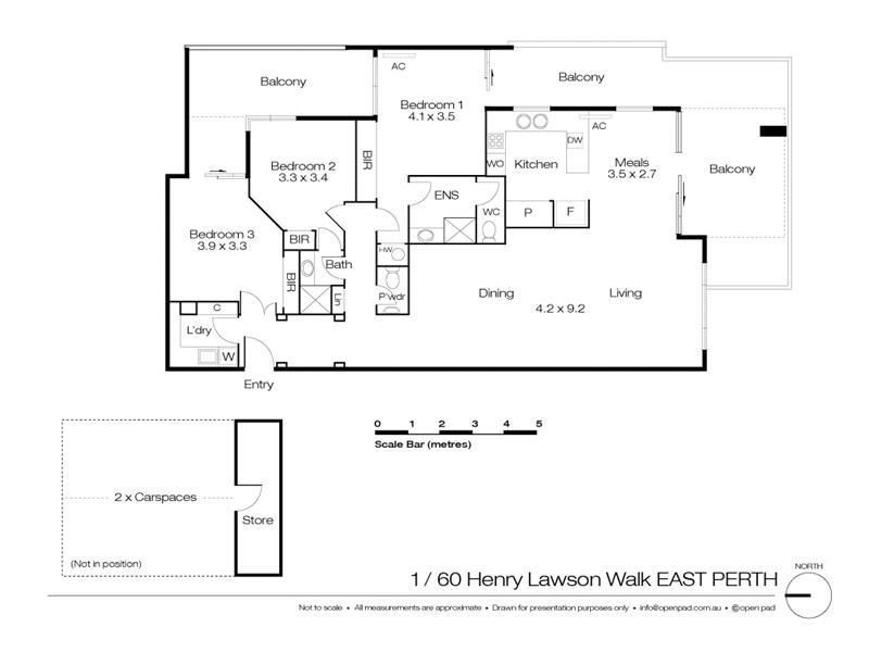 1/60-62 Henry Lawson Walk, East Perth WA 6004