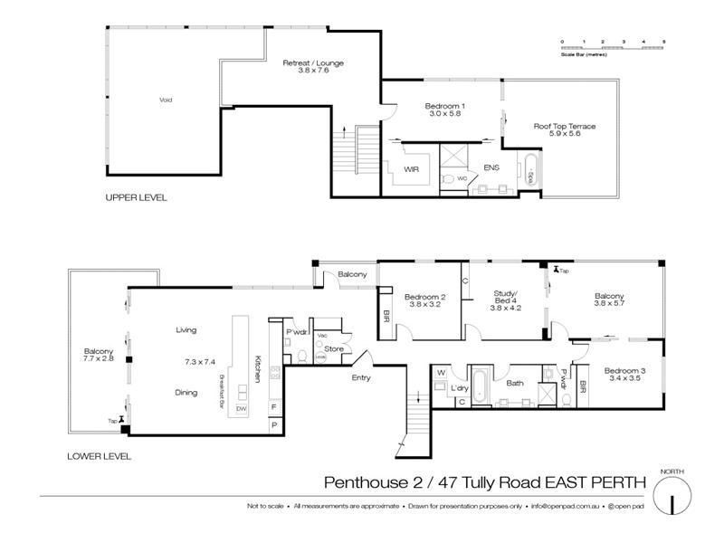 Penthouse 2/47 Tully Road, East Perth WA 6004