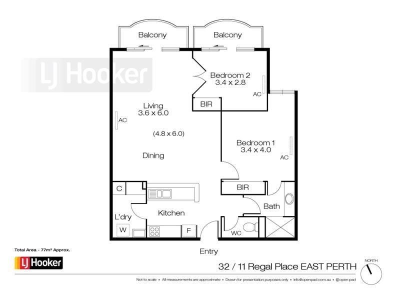 32/11 Regal Place, East Perth WA 6004