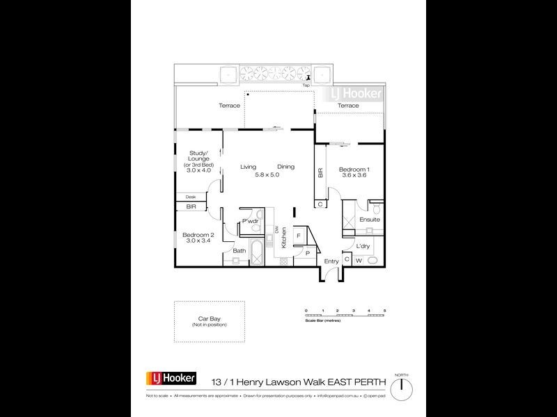 13/1 Henry Lawson Walk, East Perth WA 6004