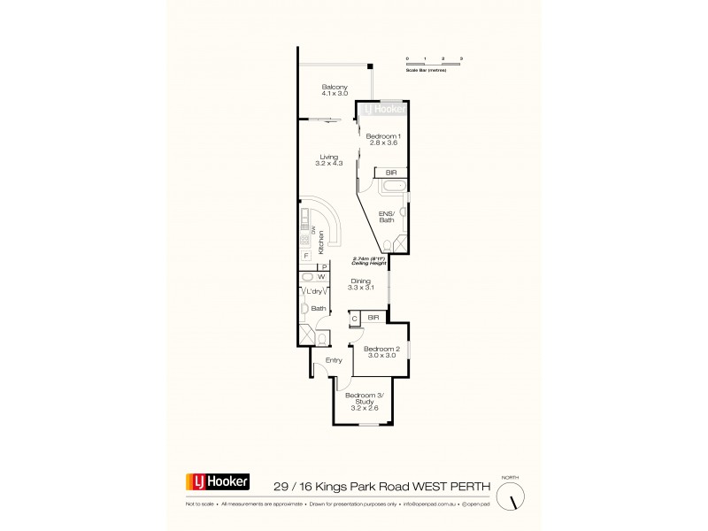 29/16 Kings Park Road, West Perth WA 6005 Floorplan