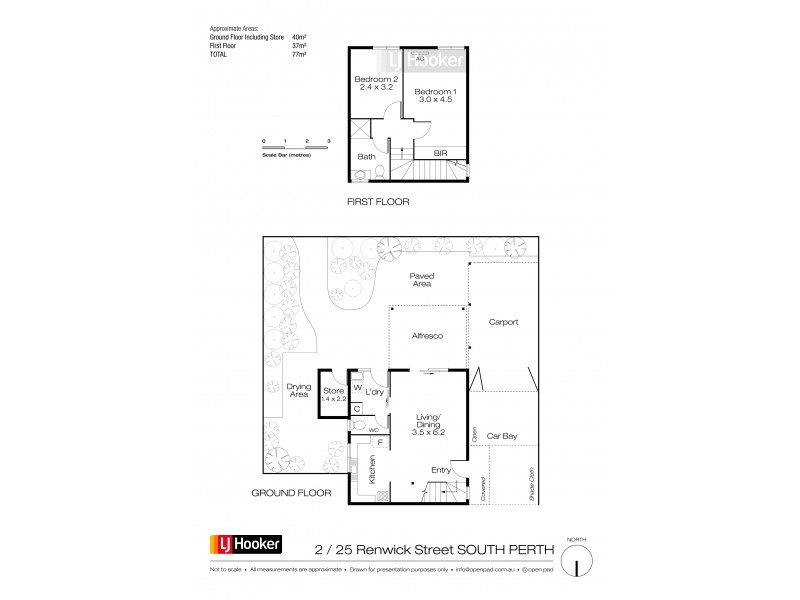2/25 Renwick Street, South Perth WA 6151 Floorplan