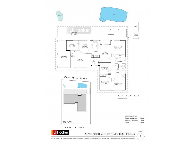 5 Marlock Court, Forrestfield WA 6058 Floorplan