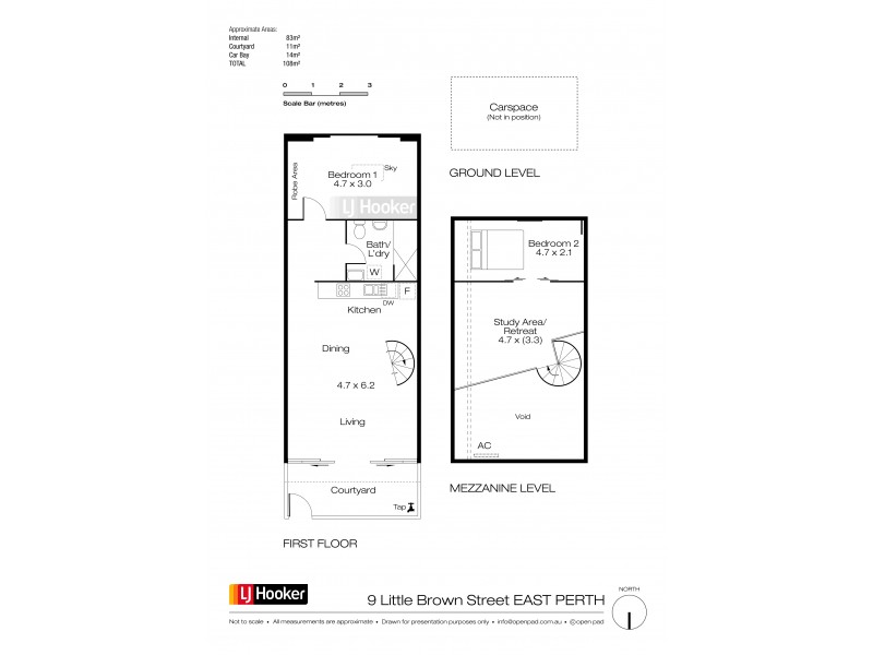 9 Little Brown Street, East Perth WA 6004 Floorplan