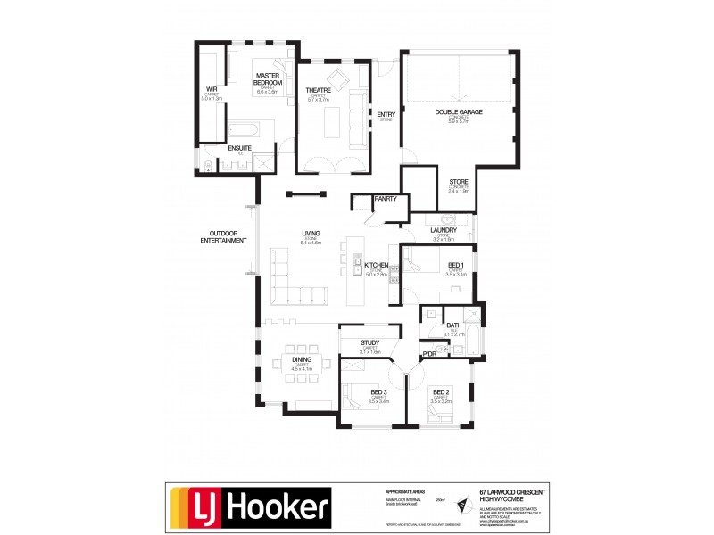 67 Larwood Crescent, High Wycombe WA 6057 Floorplan