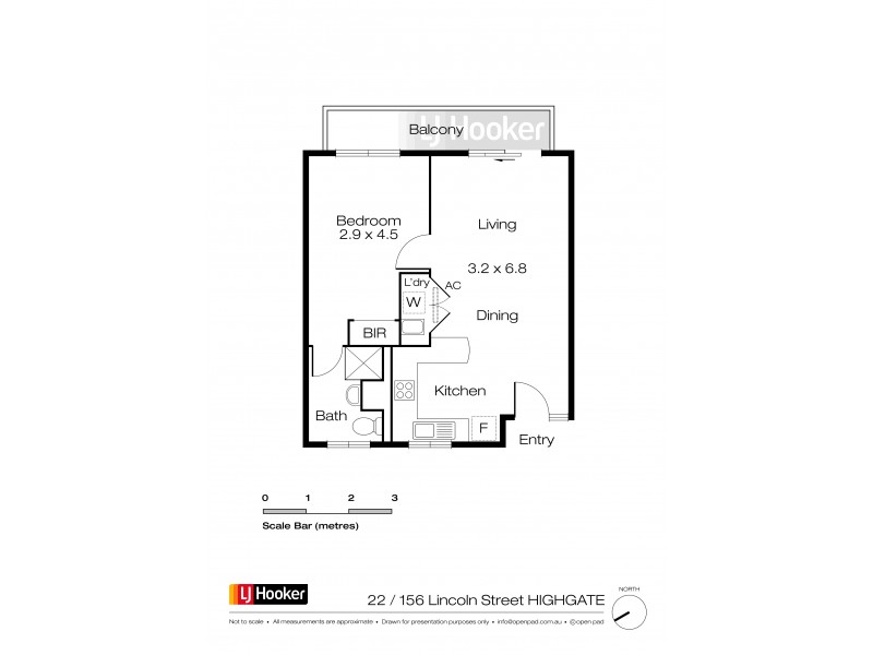 22/156-158 Lincoln Street, Highgate WA 6003 Floorplan