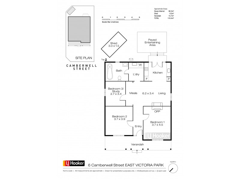 6 Camberwell Street, East Victoria Park WA 6101 Floorplan