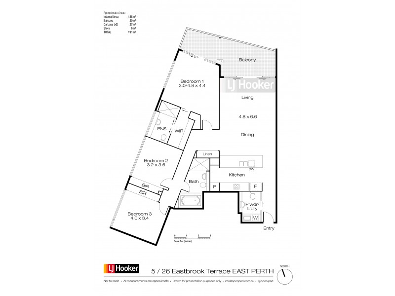 5/26 Eastbrook Terrace, East Perth WA 6004 Floorplan