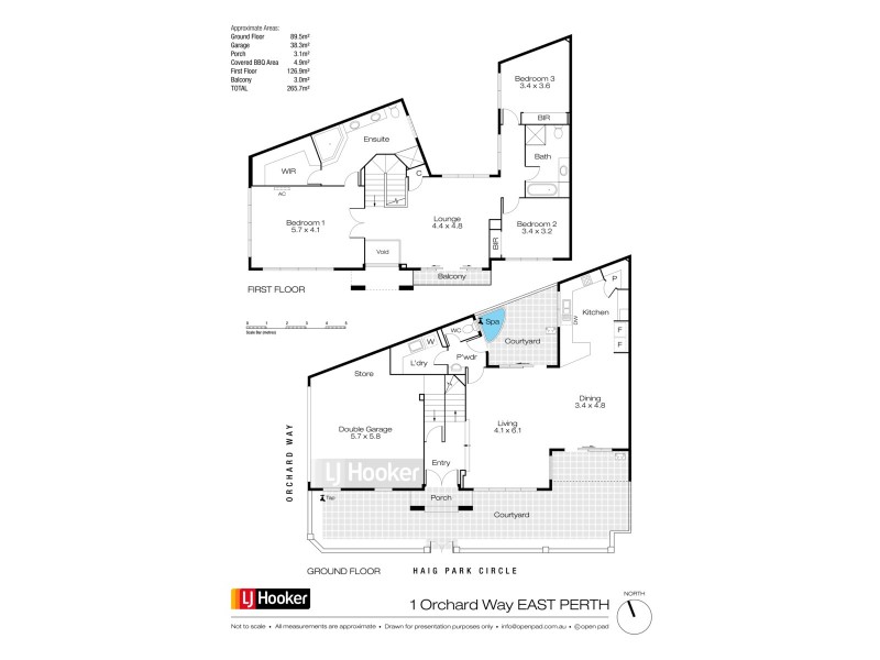 1 Orchard Way, East Perth WA 6004 Floorplan