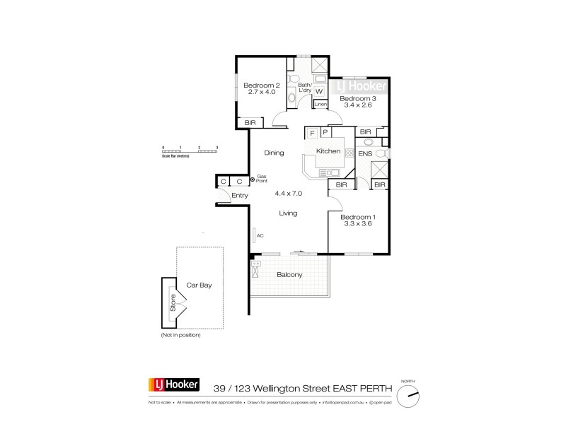 39/123 Wellington Street, East Perth WA 6004 Floorplan