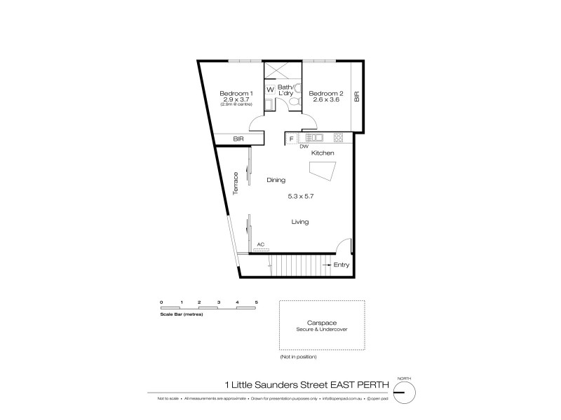 1 Little Saunders Street, East Perth WA 6004 Floorplan