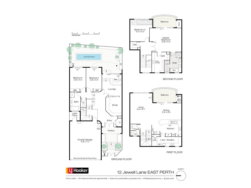 12 Jewell Lane, East Perth WA 6004 Floorplan