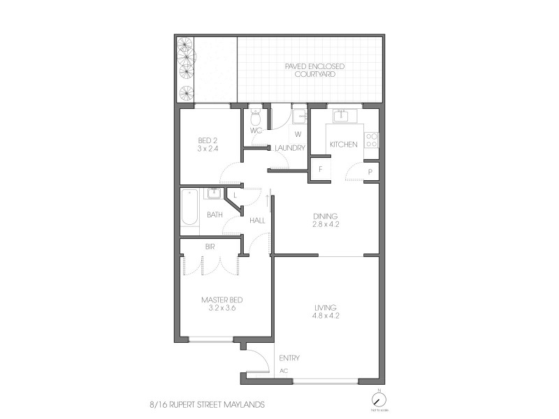 8/16 Rupert Street, Maylands WA 6051 Floorplan