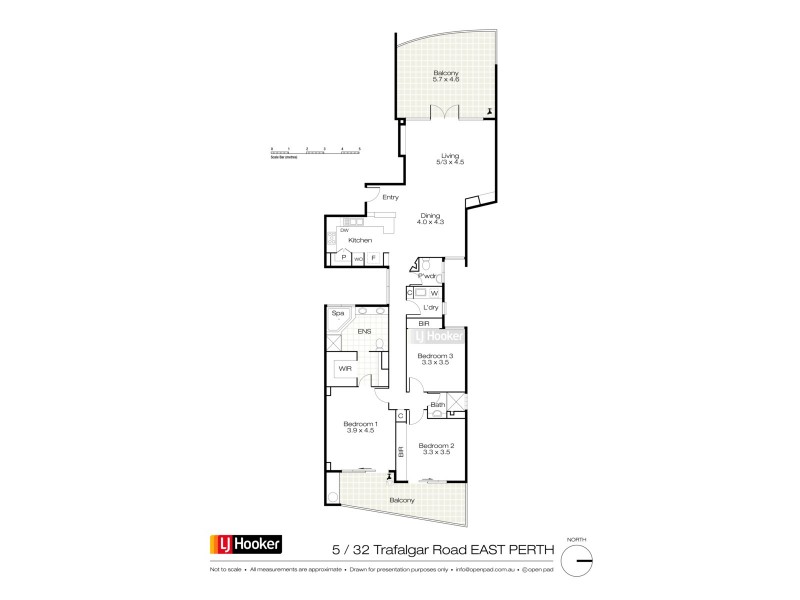 5/32 Trafalgar Road, East Perth WA 6004 Floorplan