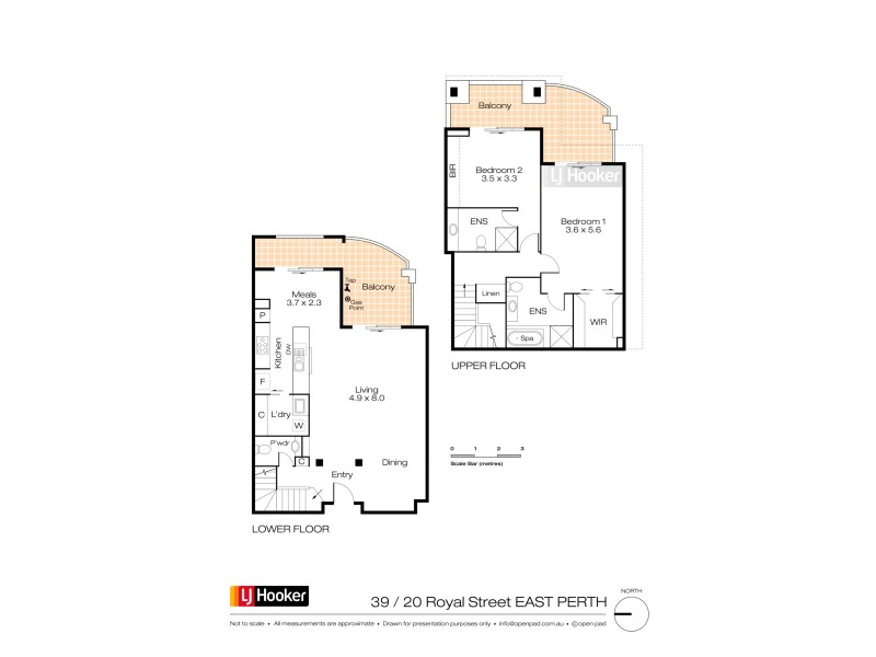 39/20 Royal Street, East Perth WA 6004 Floorplan
