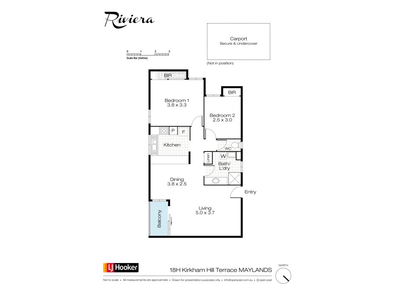 18H Kirkham Hill Terrace, Maylands WA 6051 Floorplan