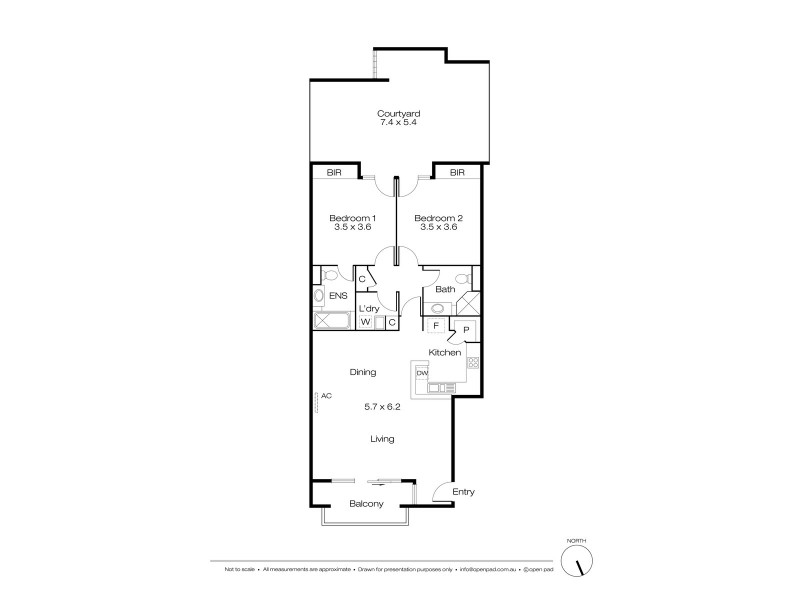 3/27 Eastbrook Terrace, East Perth WA 6004 Floorplan