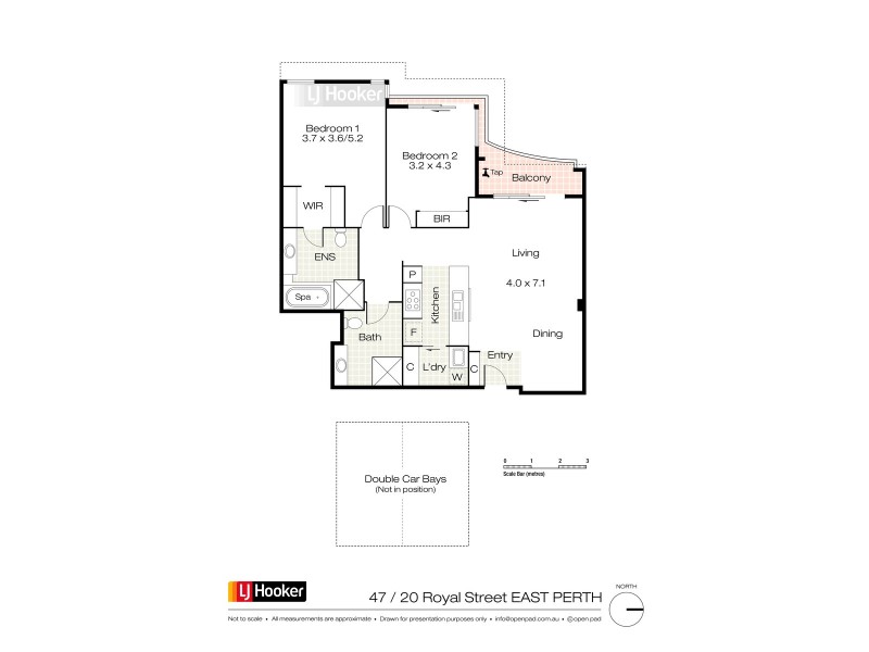 47/20 Royal Street, East Perth WA 6004 Floorplan