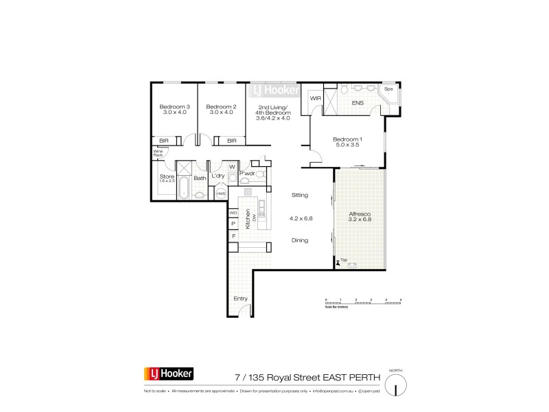 7/135 Royal Street, East Perth WA 6004 Floorplan