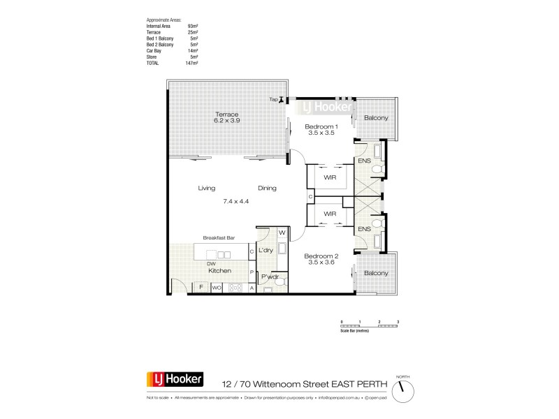 12/70 Wittenoom Street, East Perth WA 6004 Floorplan