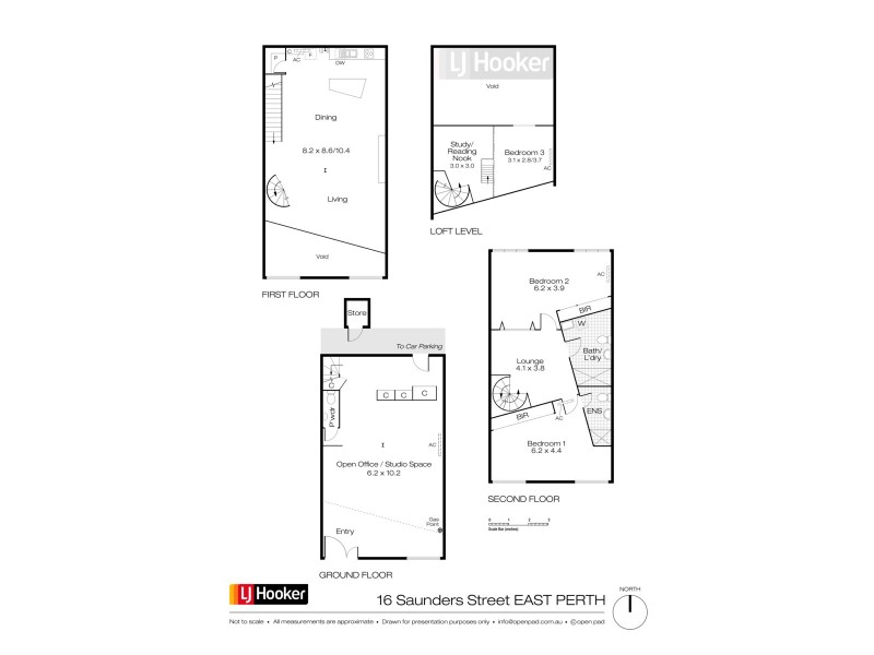 16 Saunders Street, East Perth WA 6004 Floorplan