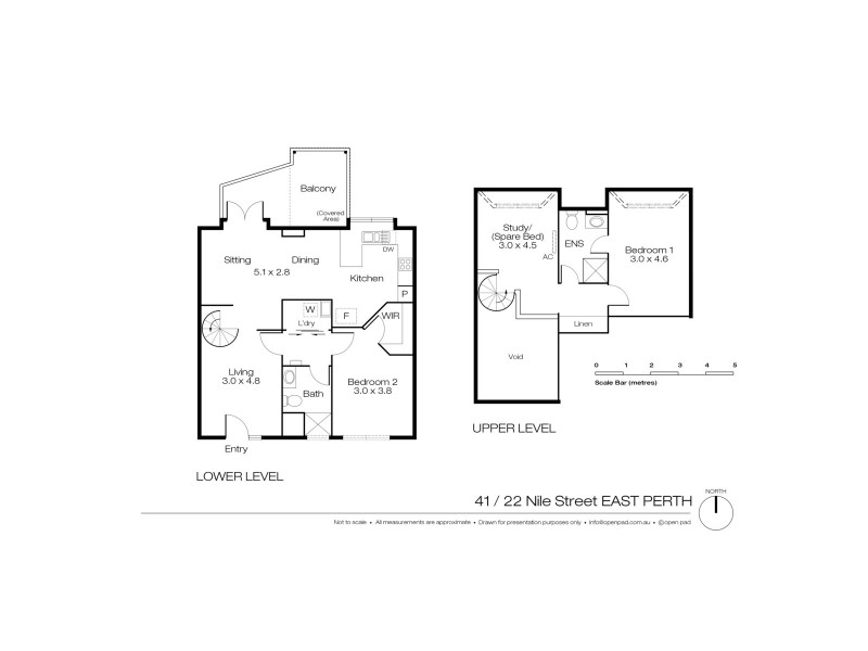 41/22 Nile Street, East Perth WA 6004 Floorplan