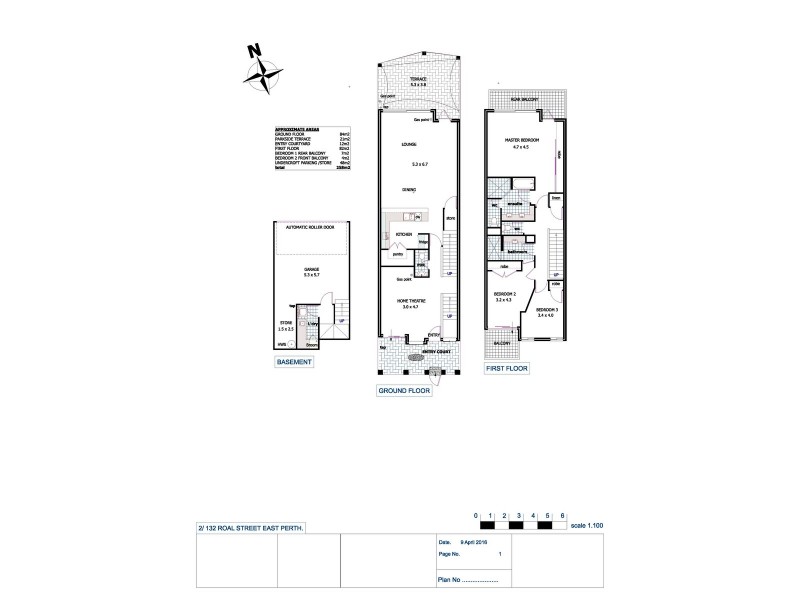 2/132 Royal Street, East Perth WA 6004 Floorplan