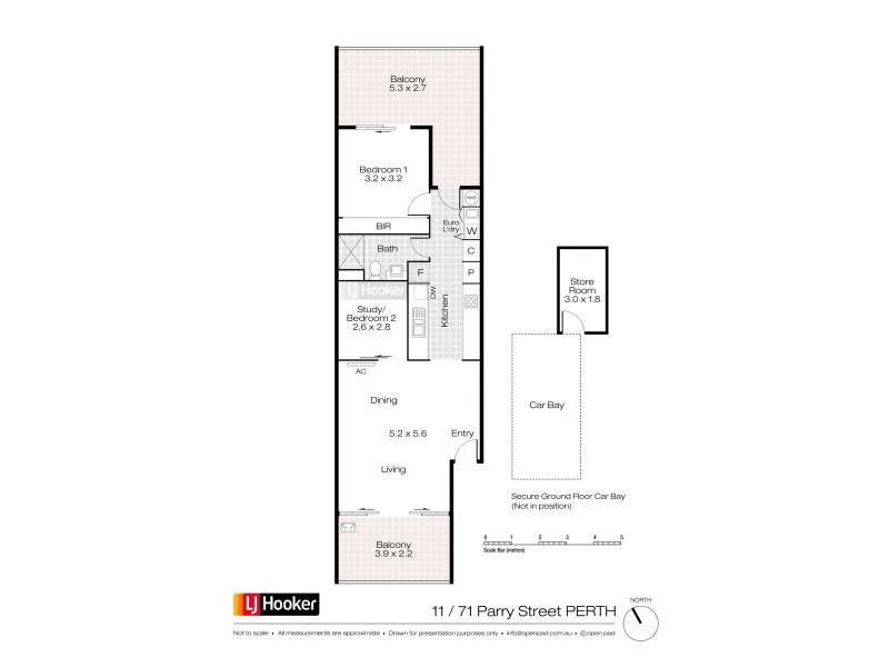 11/71 Parry Street, Perth WA 6000 Floorplan