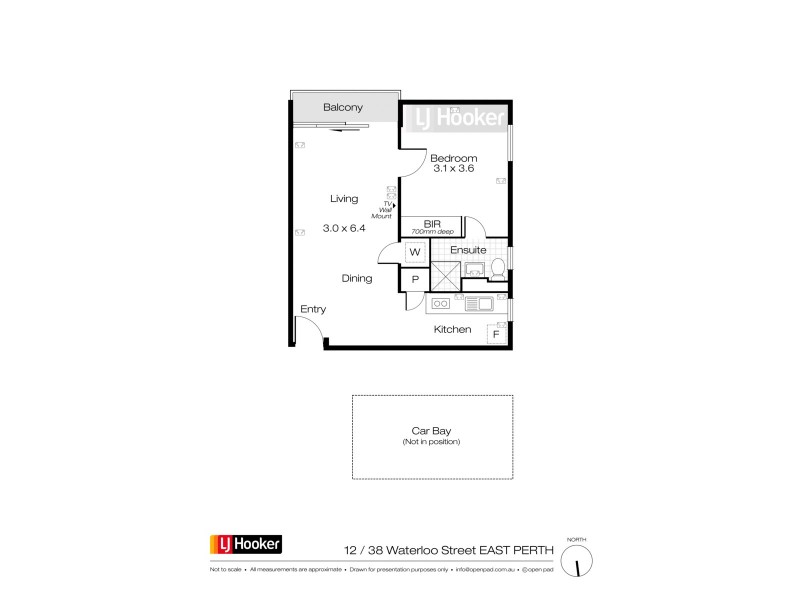 12/38-42 Waterloo Crescent, East Perth WA 6004 Floorplan