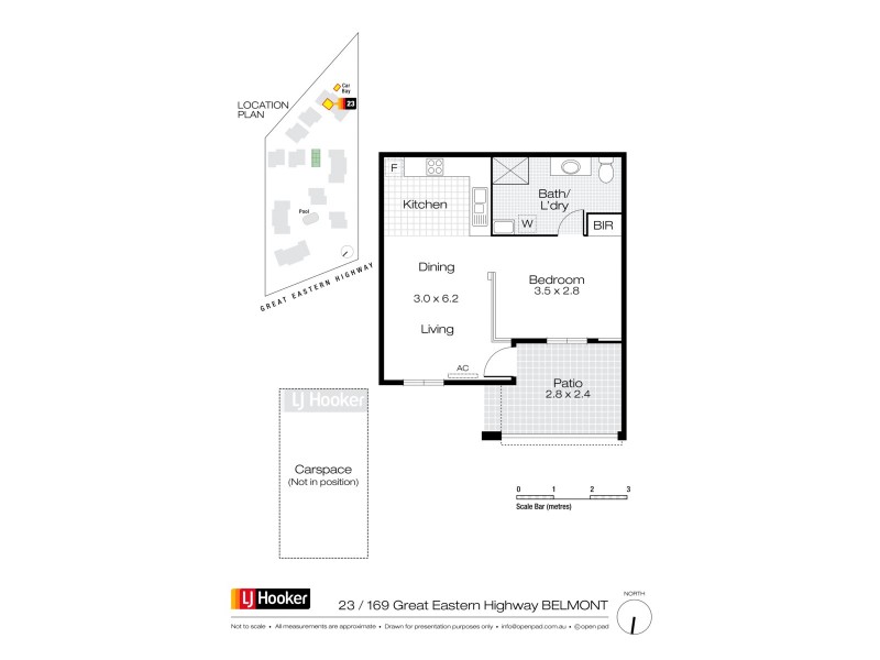 23/169 Great Eastern Highway, Belmont WA 6104 Floorplan