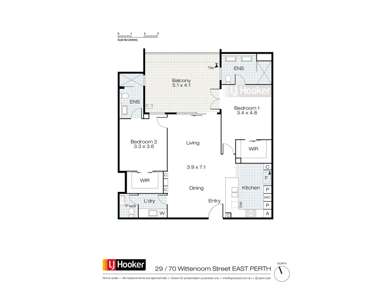 29/70 Wittenoom Street, East Perth WA 6004 Floorplan