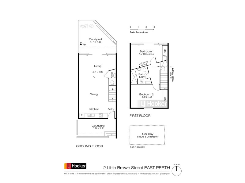 2 Little Brown Street, East Perth WA 6004 Floorplan