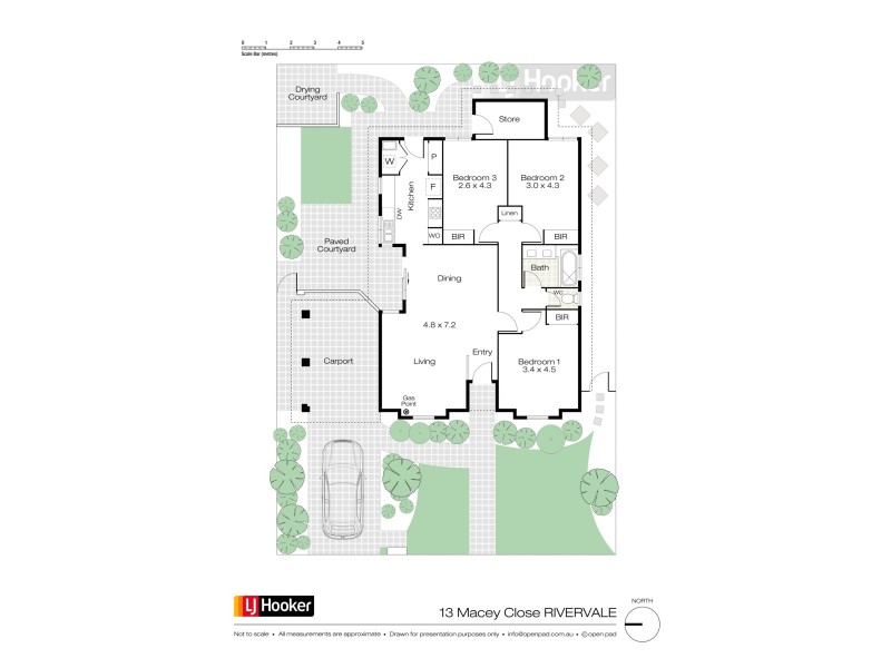 13 Macey Close, Rivervale WA 6103 Floorplan