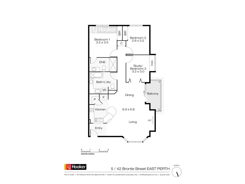 5/42 Bronte Street, East Perth WA 6004 Floorplan