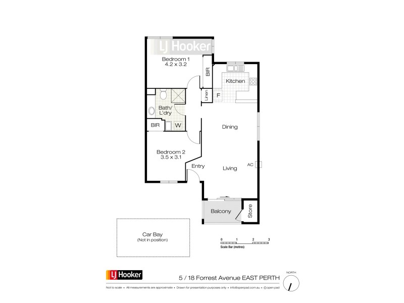 5/18 Forrest  Avenue, East Perth WA 6004 Floorplan