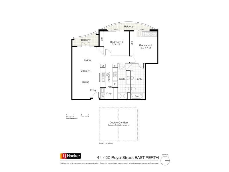 44/20 Royal Street, East Perth WA 6004 Floorplan