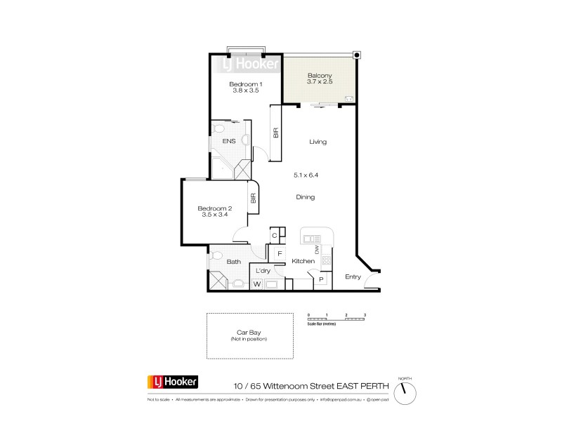 10/65 Wittenoom Street, East Perth WA 6004 Floorplan