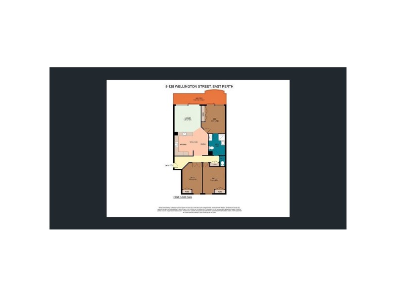 8/125 Wellington Street, East Perth WA 6004 Floorplan