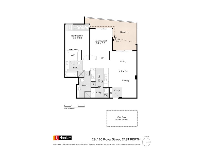 28/20 Royal Street, East Perth WA 6004 Floorplan