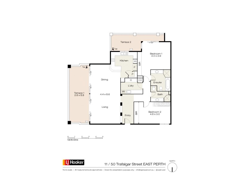 11/50 Trafalgar Road, East Perth WA 6004 Floorplan